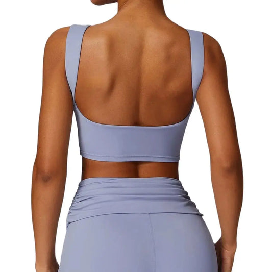 Quick Dry Sports Bra with Push Up Pad