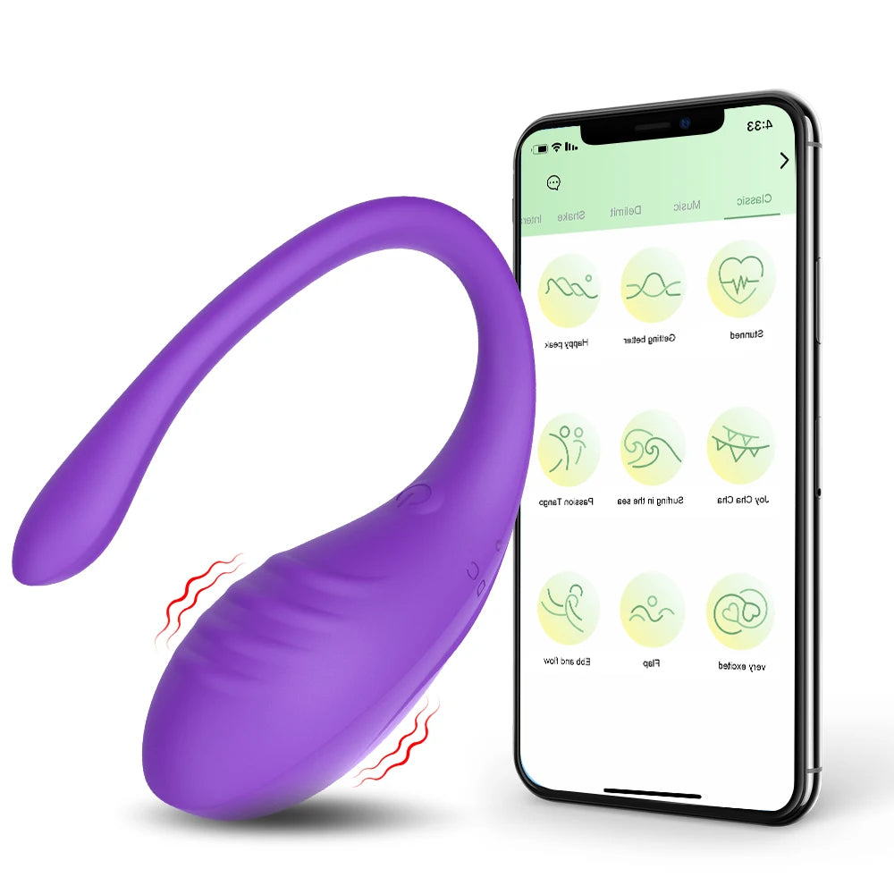 Powerful U Shape Wearable Clitoral and G-Spot Vibrator