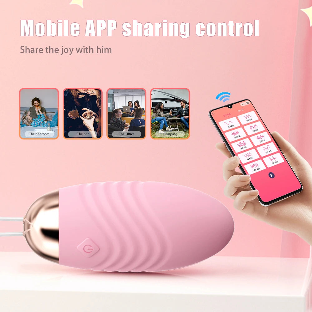 Bluetooth Vibrator with APP Remote Control