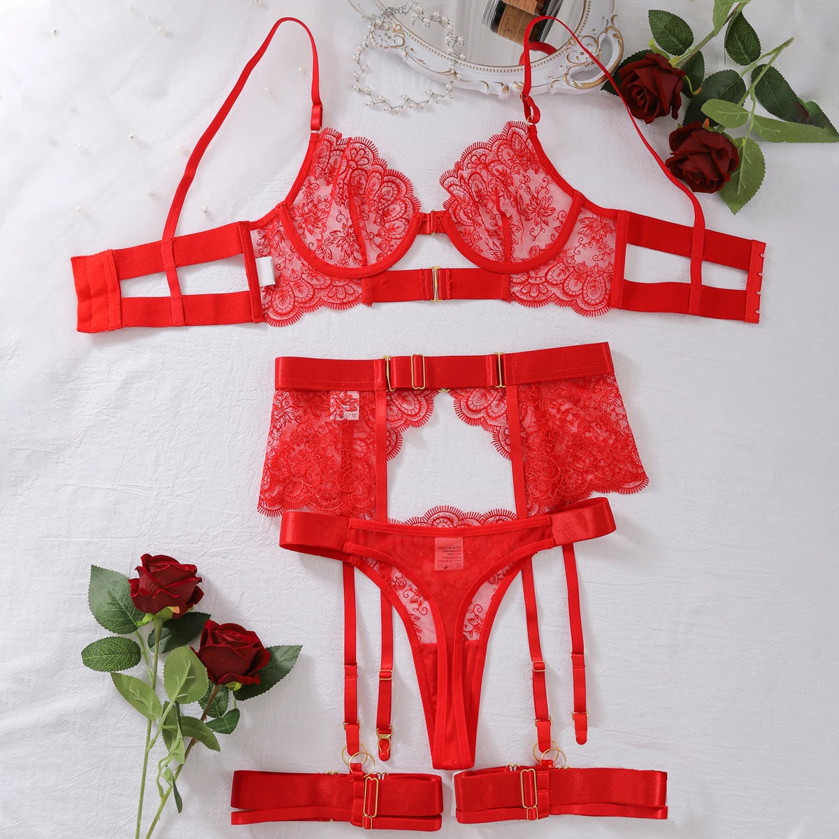 Seductive Lace Lingerie Set
