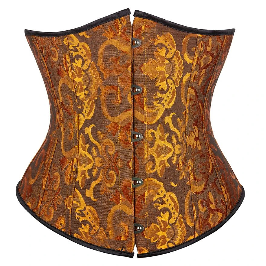Steampunk Steel Boned Lace up Overbust Corset