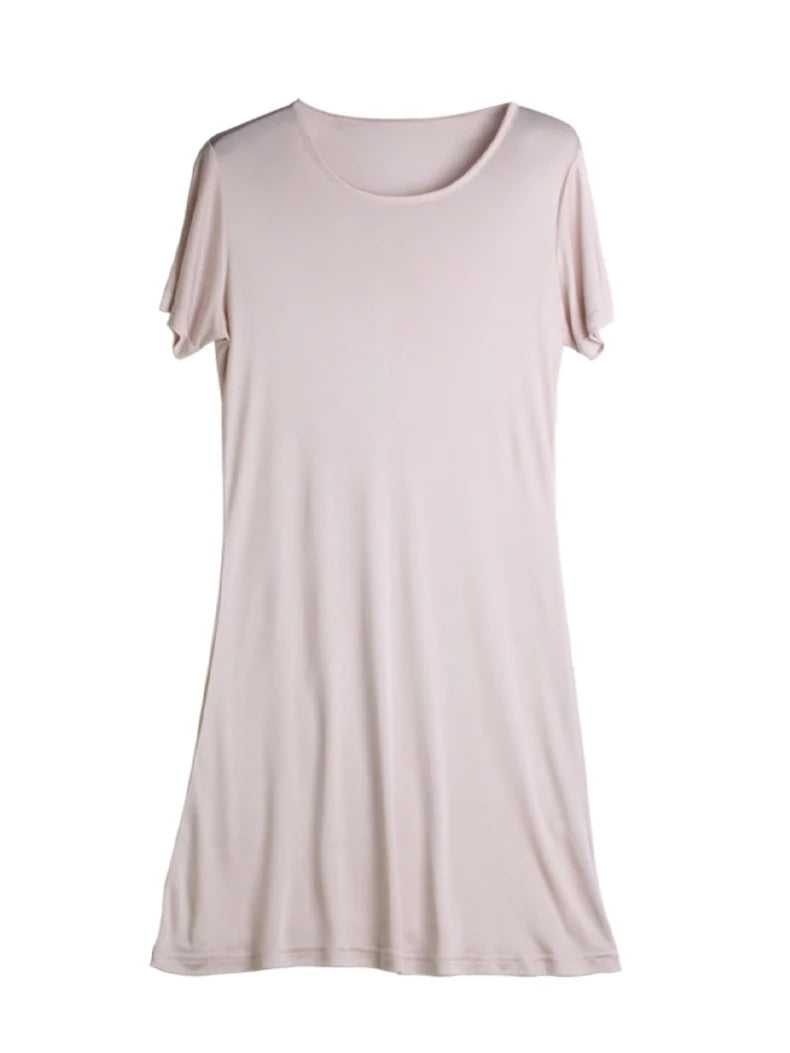 Women Full Slips with Short Sleeve