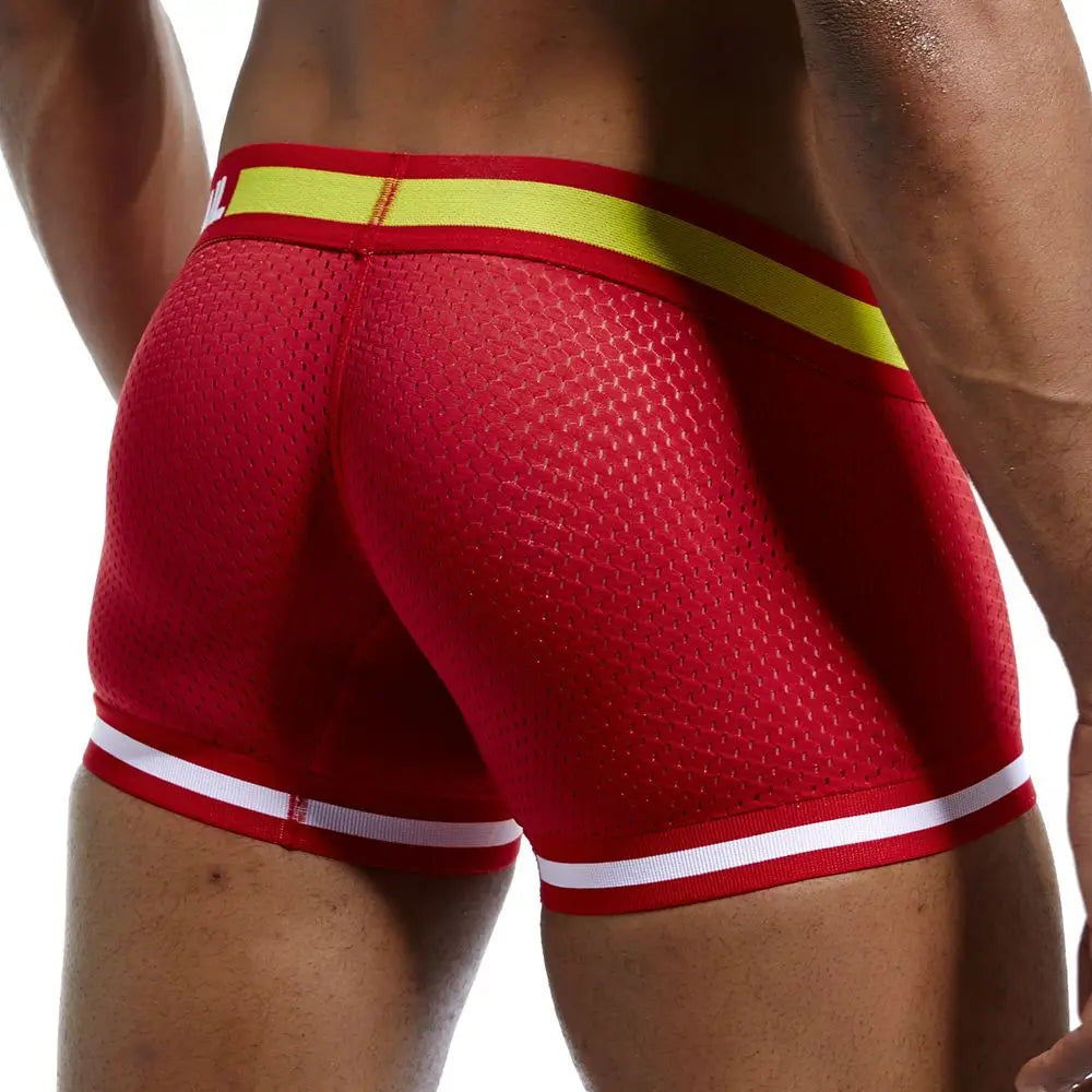 Breathable Men's Boxer Briefs for Sports