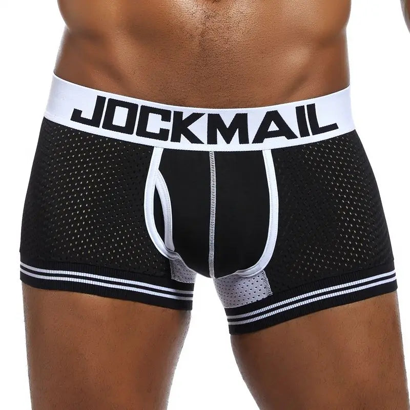 Breathable Men's Boxer Briefs for Sports
