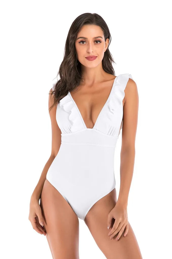 One Piece Ruffle Swimsuit