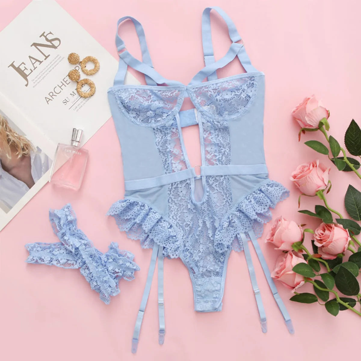 Sexy Lace Lingerie Set