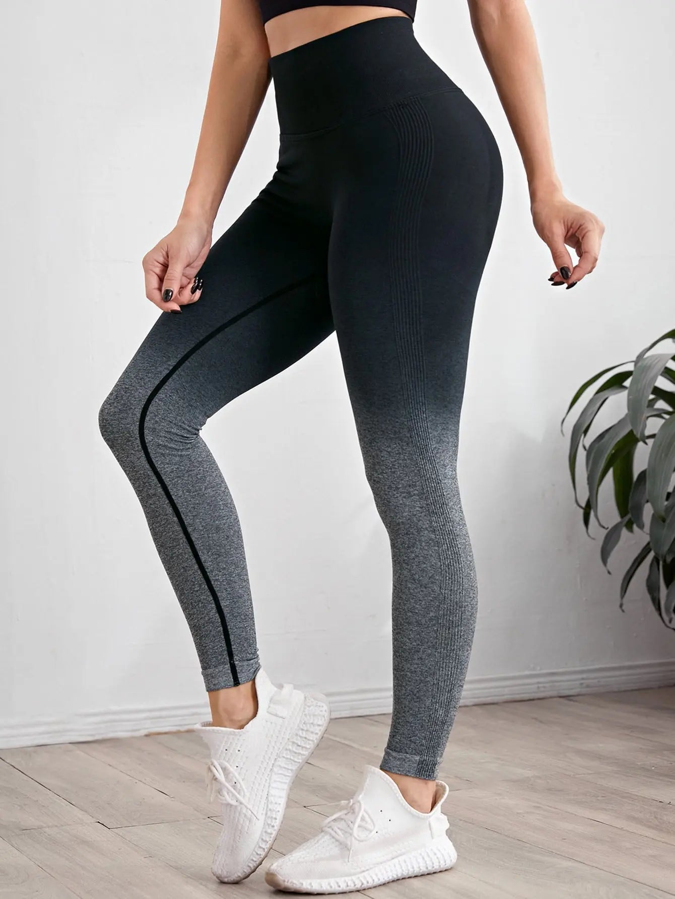 Breathable Ombre Colour Fitness Leggings