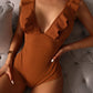 One Piece Ruffle Swimsuit