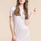 Women Full Slips with Short Sleeve