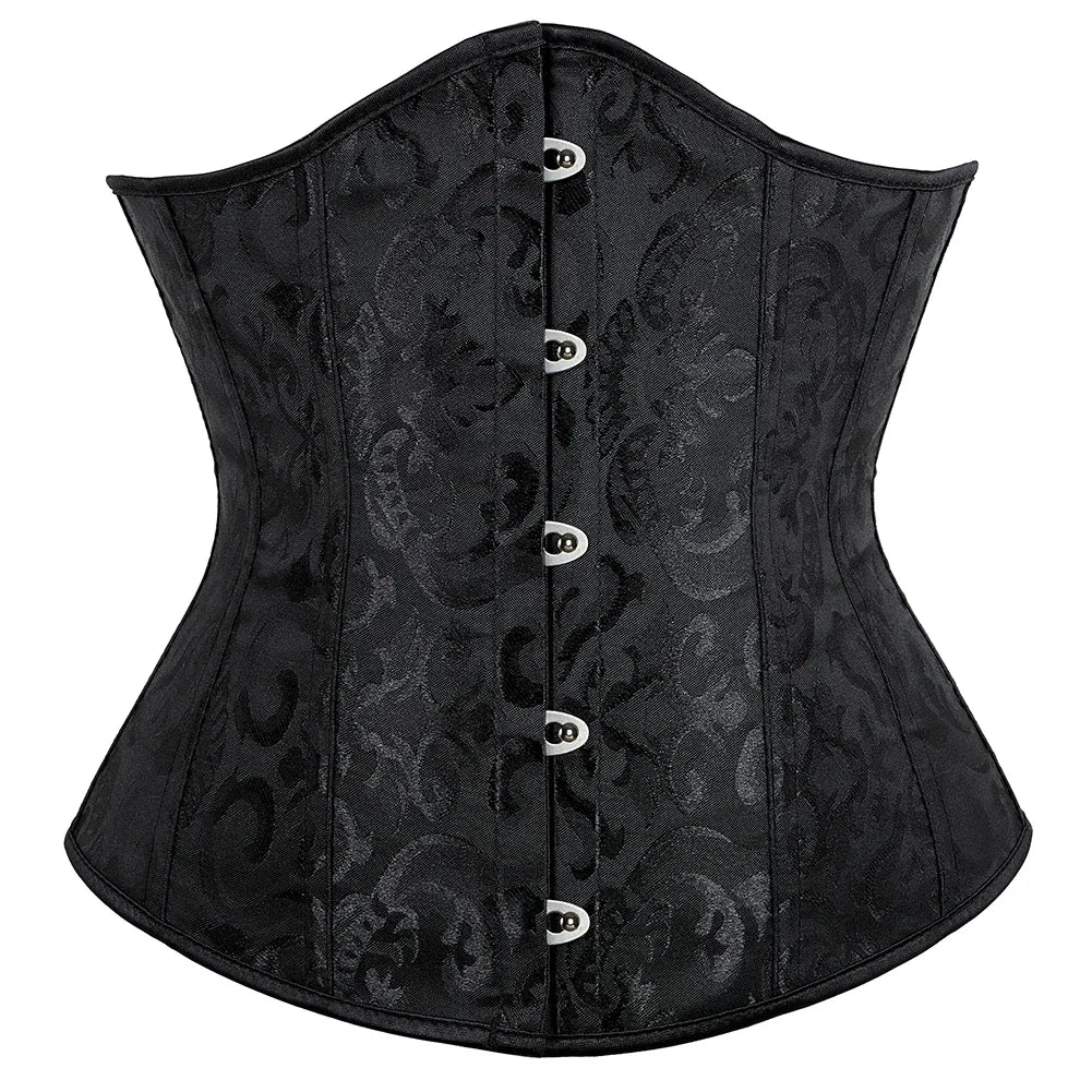 Steampunk Steel Boned Lace up Overbust Corset