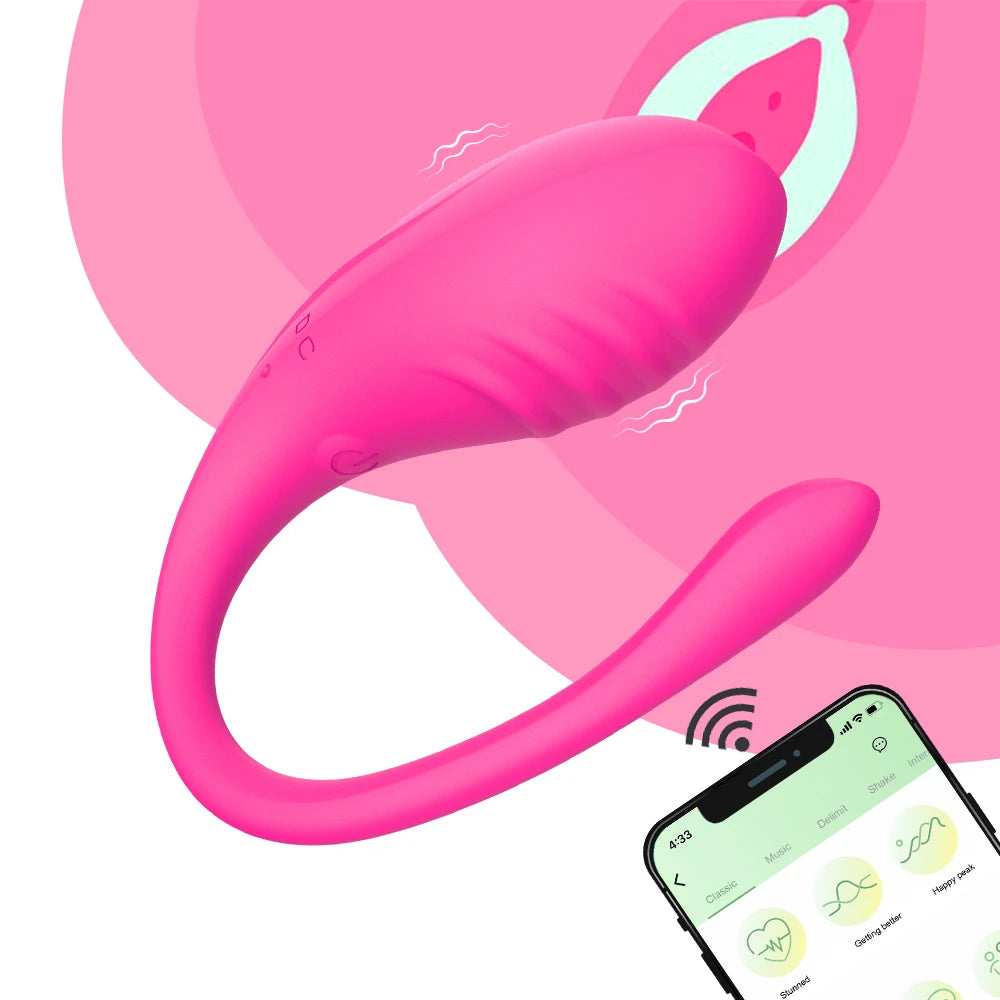 Powerful U Shape Wearable Clitoral and G-Spot Vibrator