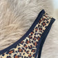 Leopard Lace Low Waist Thong