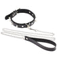 Sexy Leather BDSM Collar and Leash Set