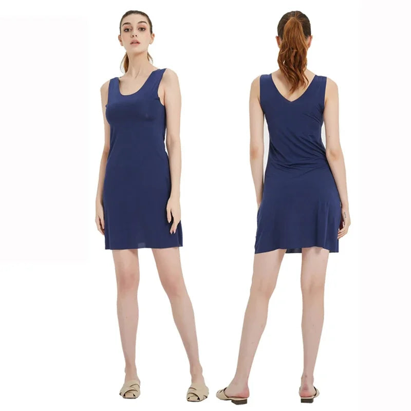 Plus Size Seamless Full Slips