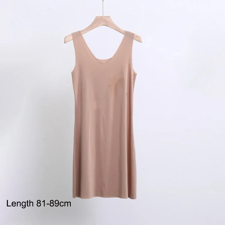 Plus Size Seamless Full Slips