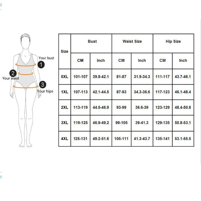 Plus Size High Waist Push Up Bikini Set