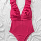 One Piece Ruffle Swimsuit