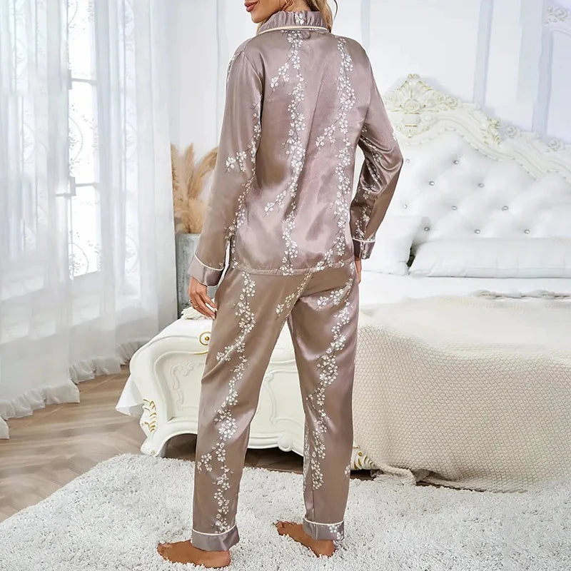 Casual Satin Pajamas