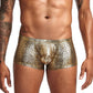 Snake Skin Imitation Leather Boxers