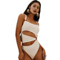 Sexy Solid Color One Piece Swimwear