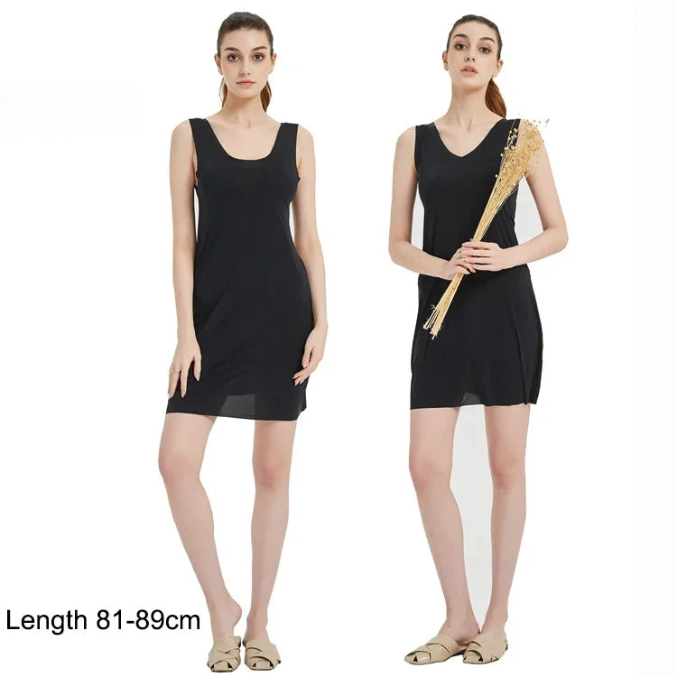 Plus Size Seamless Full Slips