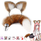 Fox Pigtail Anal Plug and BDSM Cat Ears