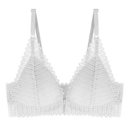 Sexy Lace Wireless Front Closure Bra