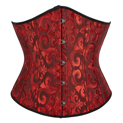 Steampunk Steel Boned Lace up Overbust Corset