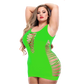 Sexy Plus Size Fishnet Tank Dress