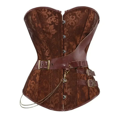 Steampunk Leather Corset