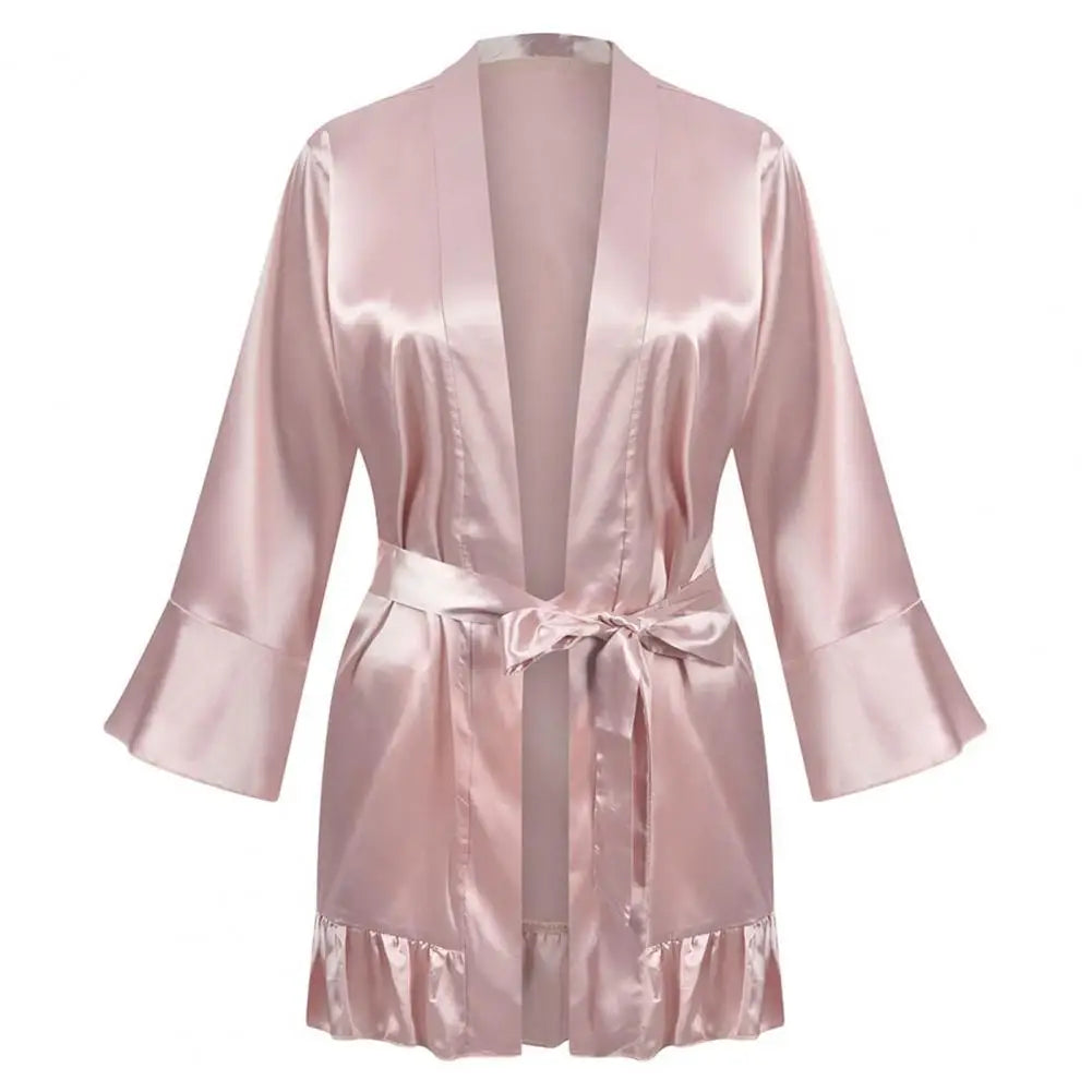 Charming Sexy Ruffle Kimono