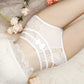 Elegant Lace High Waist Cotton Panties for Women