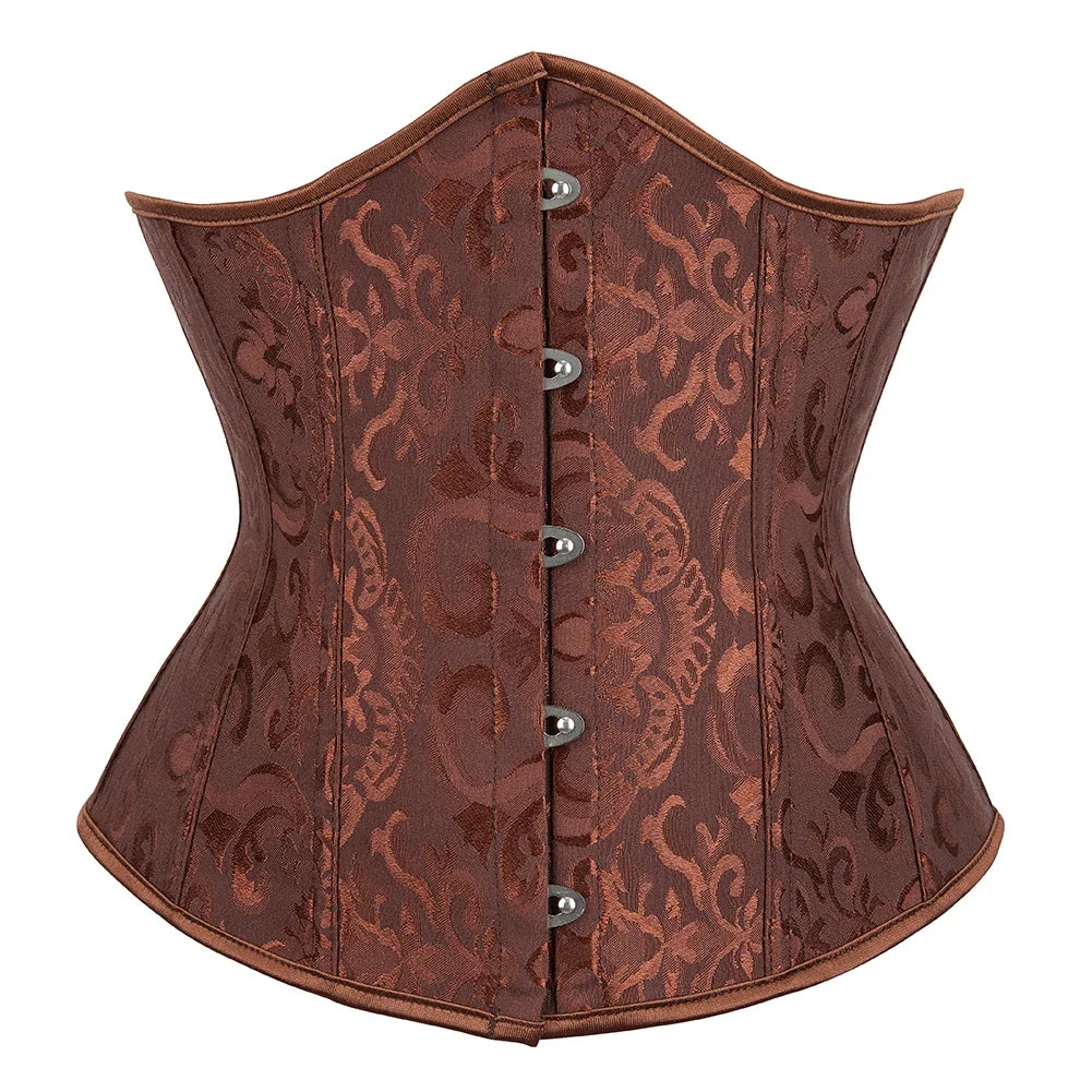Steampunk Steel Boned Lace up Overbust Corset