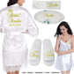 Classy White Lace Bridal Robe