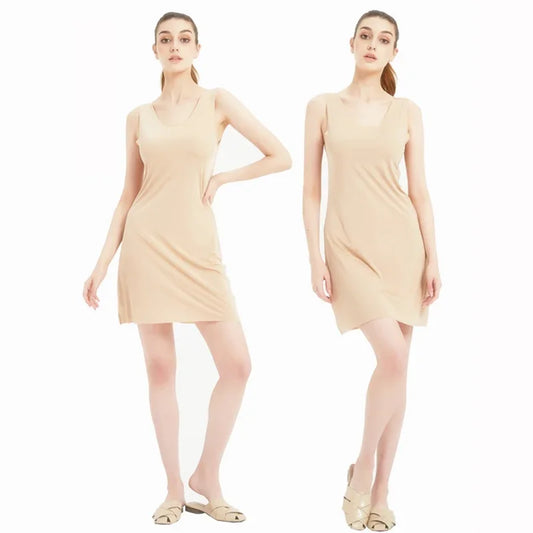 Plus Size Seamless Full Slips