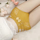 Elegant Lace High Waist Cotton Panties for Women