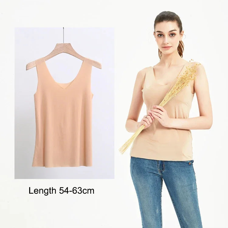 Plus Size Seamless Full Slips