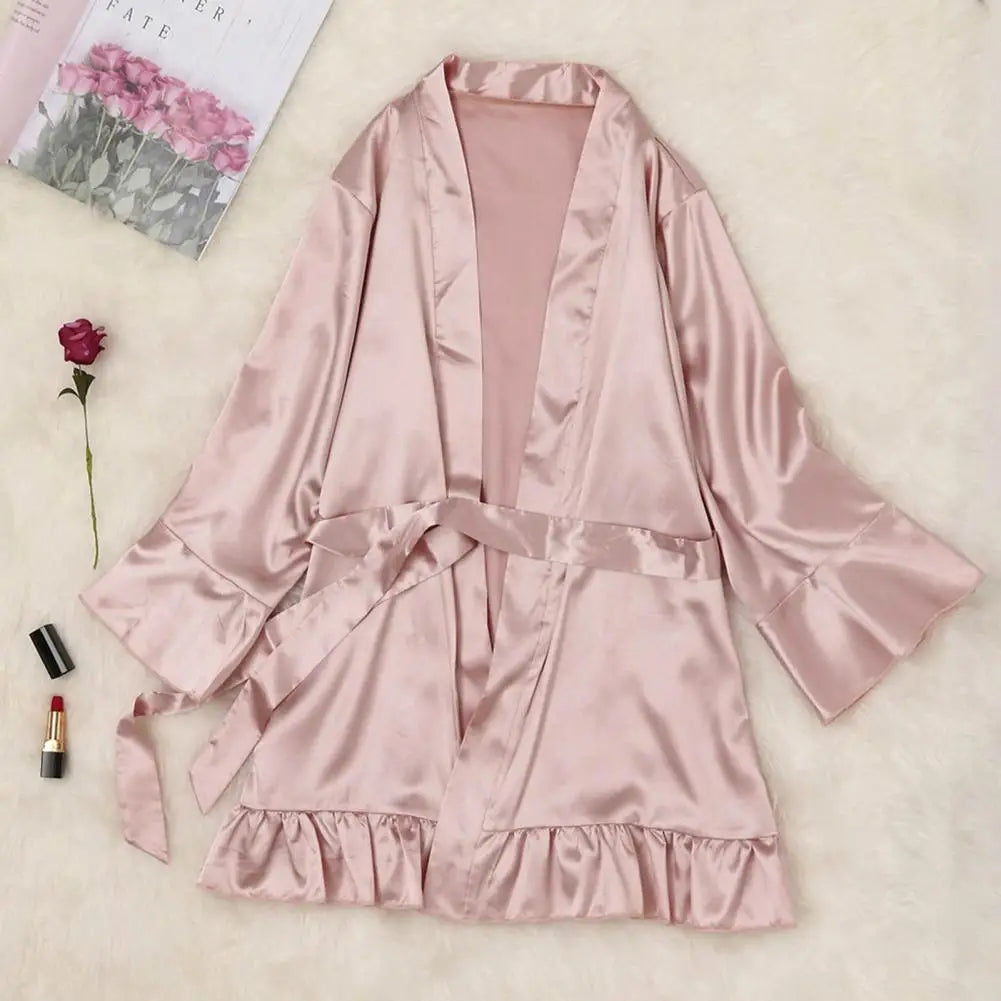 Charming Sexy Ruffle Kimono