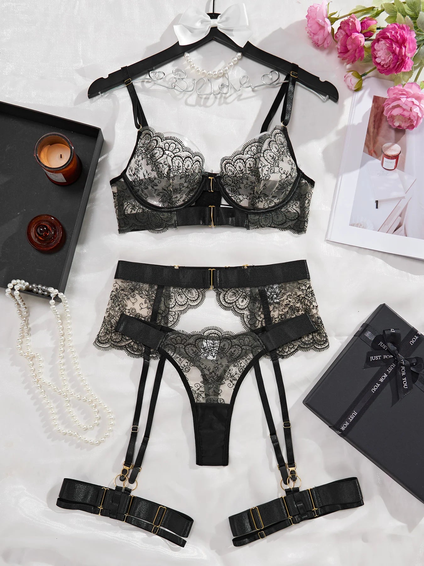 Seductive Lace Lingerie Set
