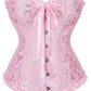 Sexy Jacquard Lace Up Corset