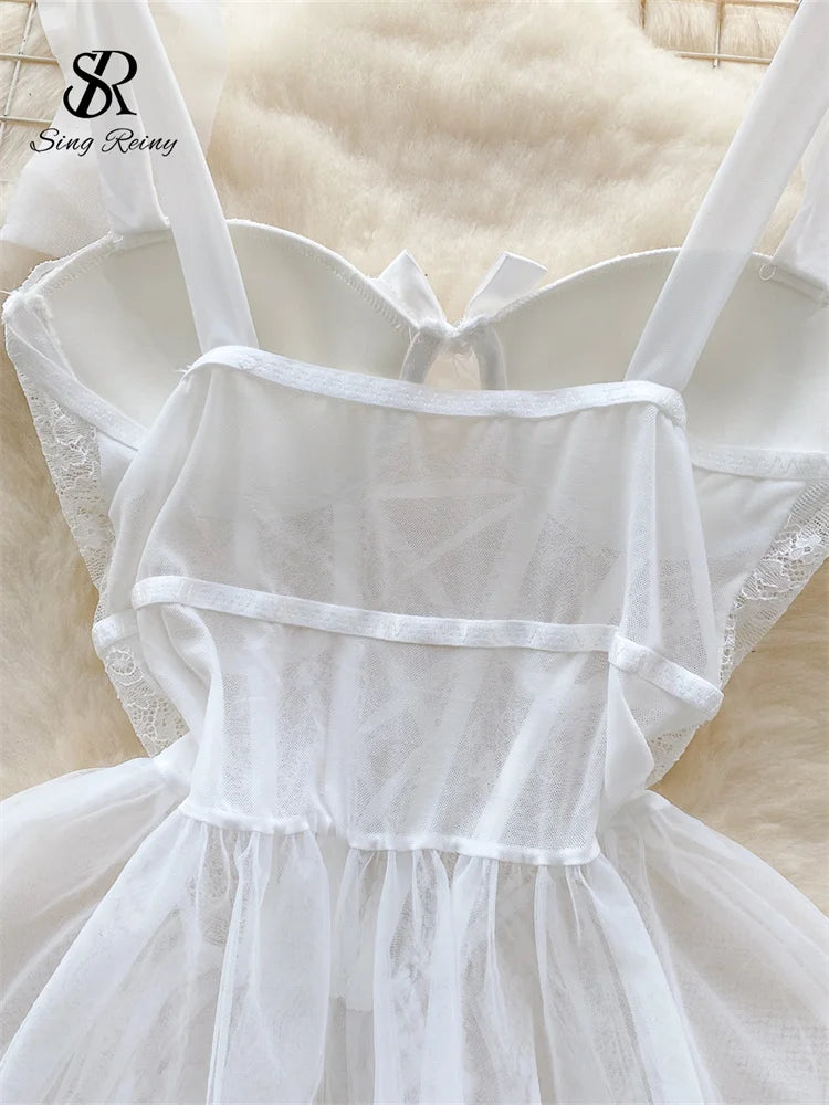 Singreiny Sexy Lace Wedding Nightwear